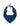 TRIANGLE BAMBINA - Maritime Blue