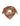 SILK SCARF - Bordeaux/orange
