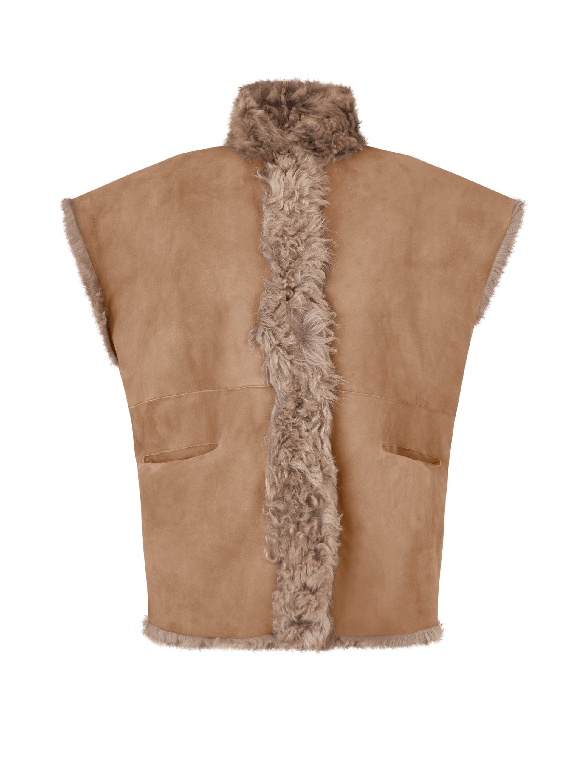 KATE VEST - Doodle Brown Nadal long hair