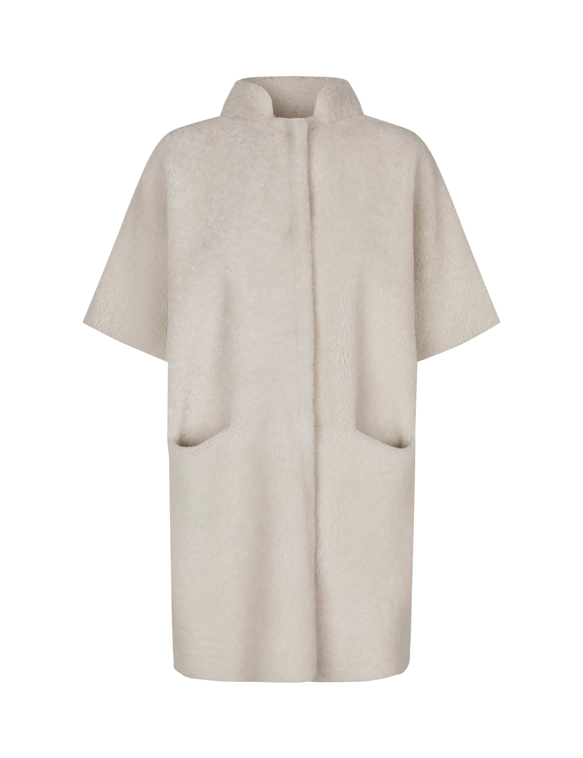 MALOU SHORT - Powder Curly Suede