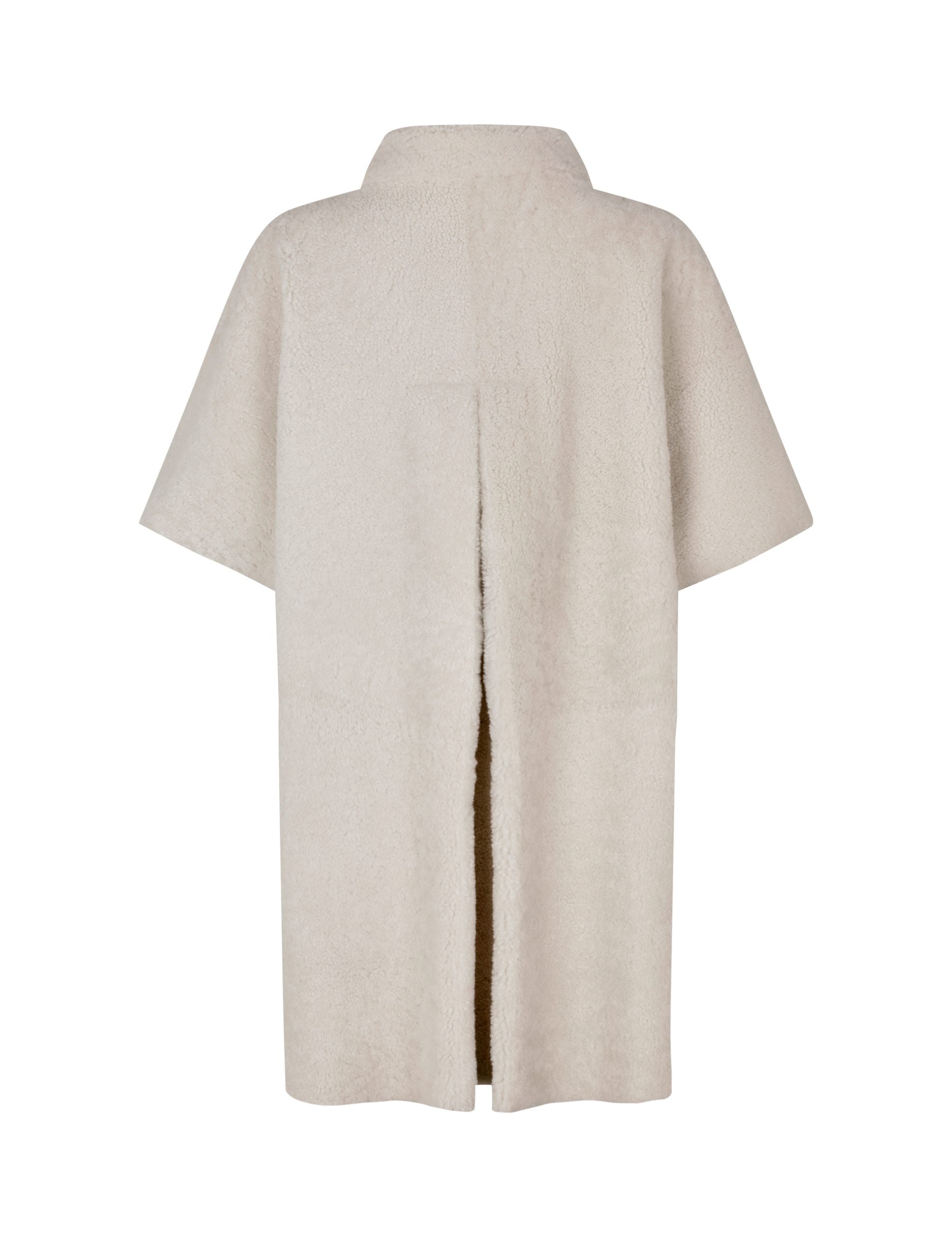 MALOU SHORT - Powder Curly Suede