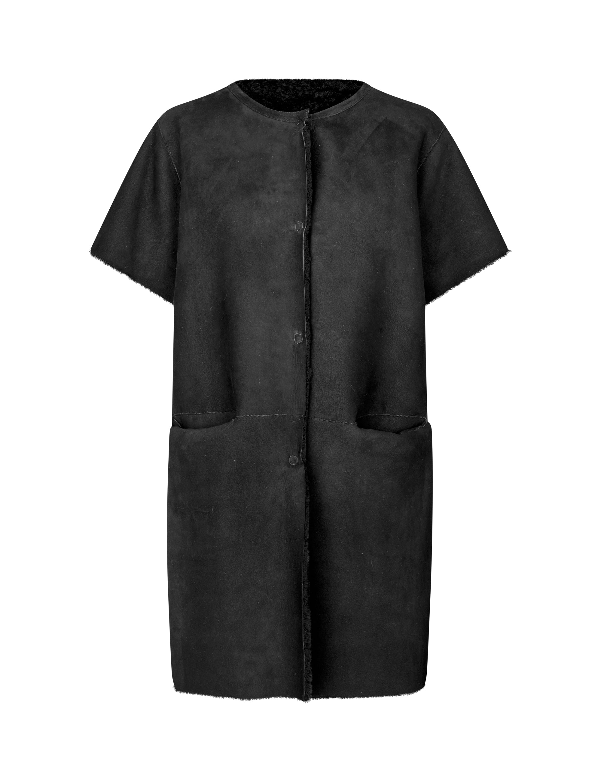 Baran - K-71 Curley Black suede