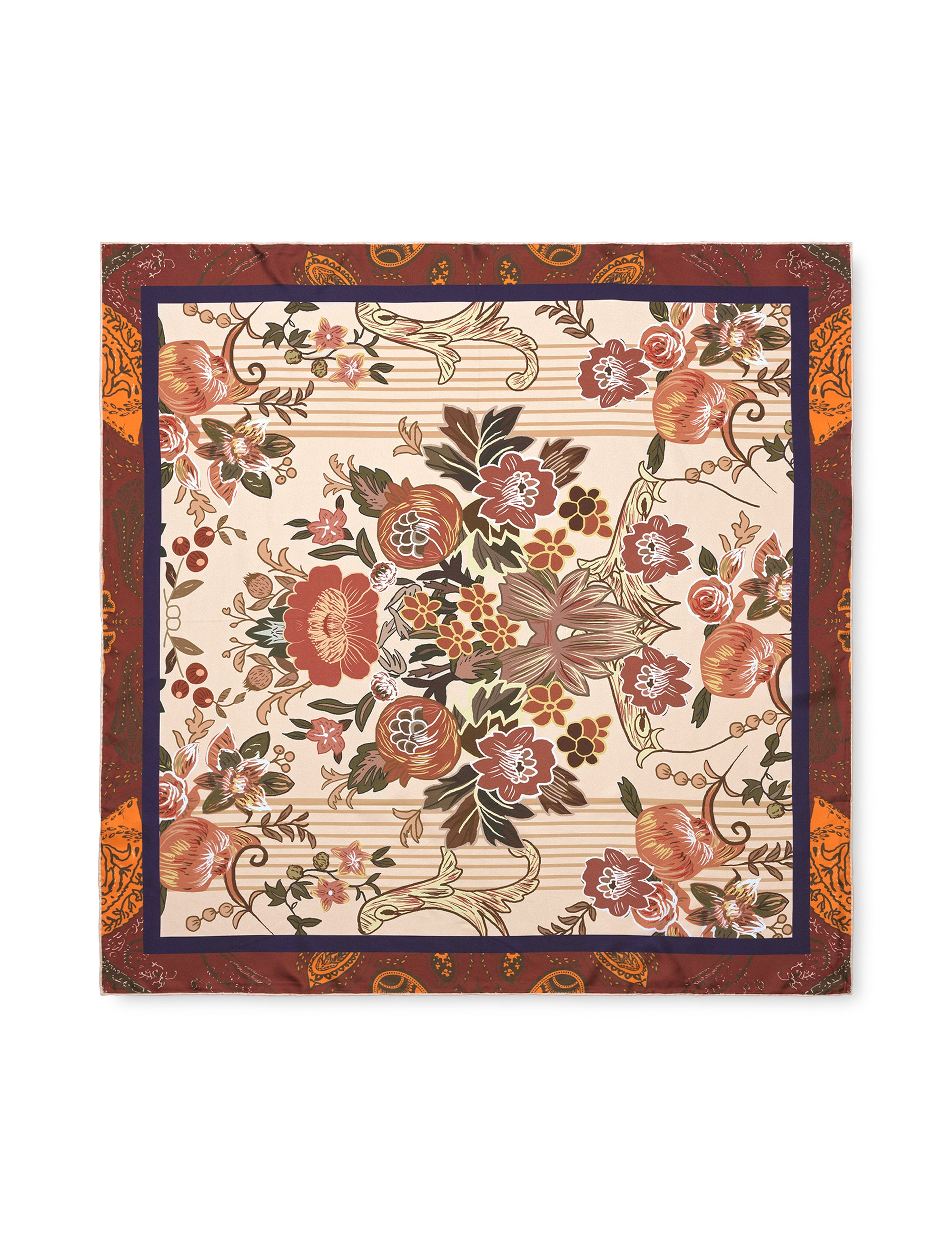 SILK SCARF - Antique Rose
