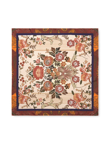 SILK SCARF - Antique Rose