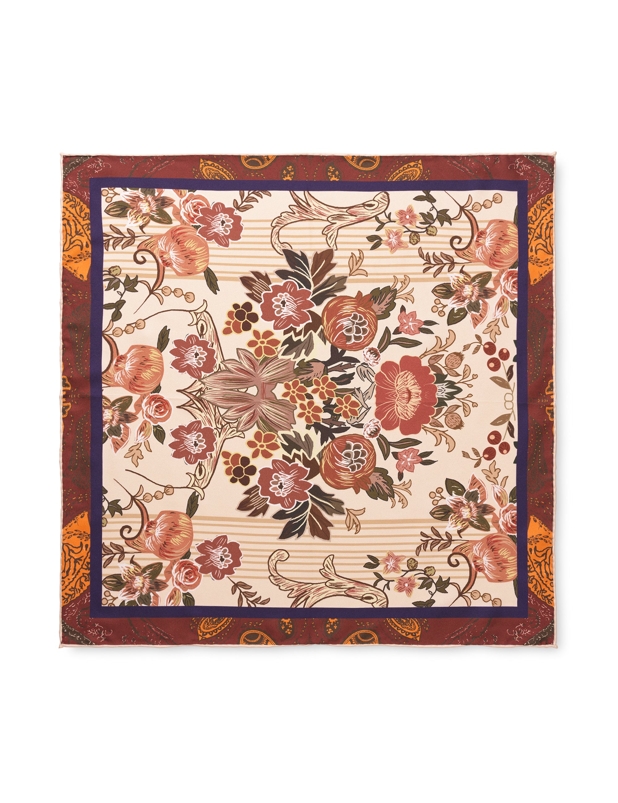 SILK SCARF - Antique Rose Small