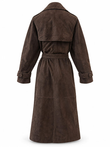 CLAUDIA TRENCH - SB-33 RAM Suede - Mocca