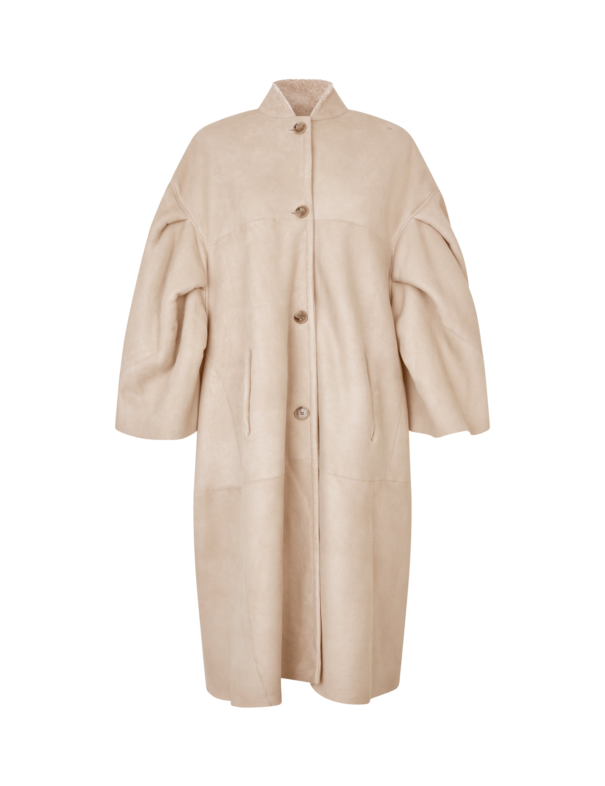 FIONA LONG - K-66 baby beige suede