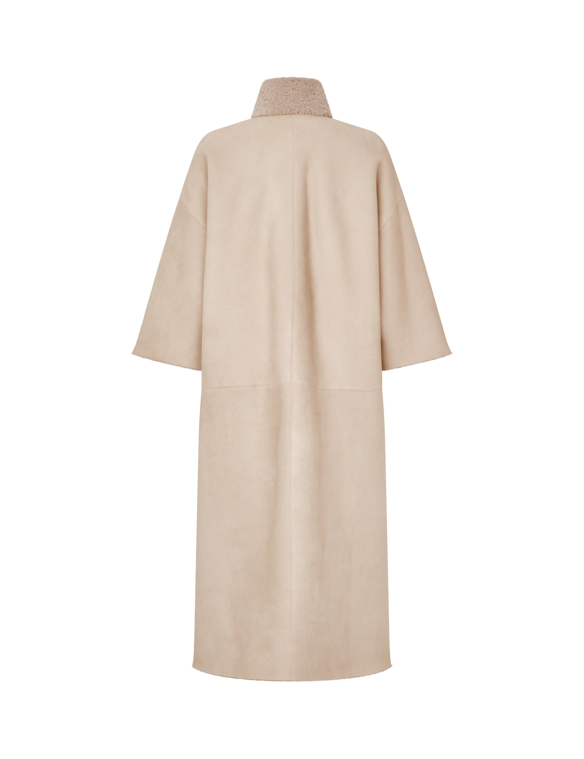 KATE LONG - K-01 Beige Curly Suede