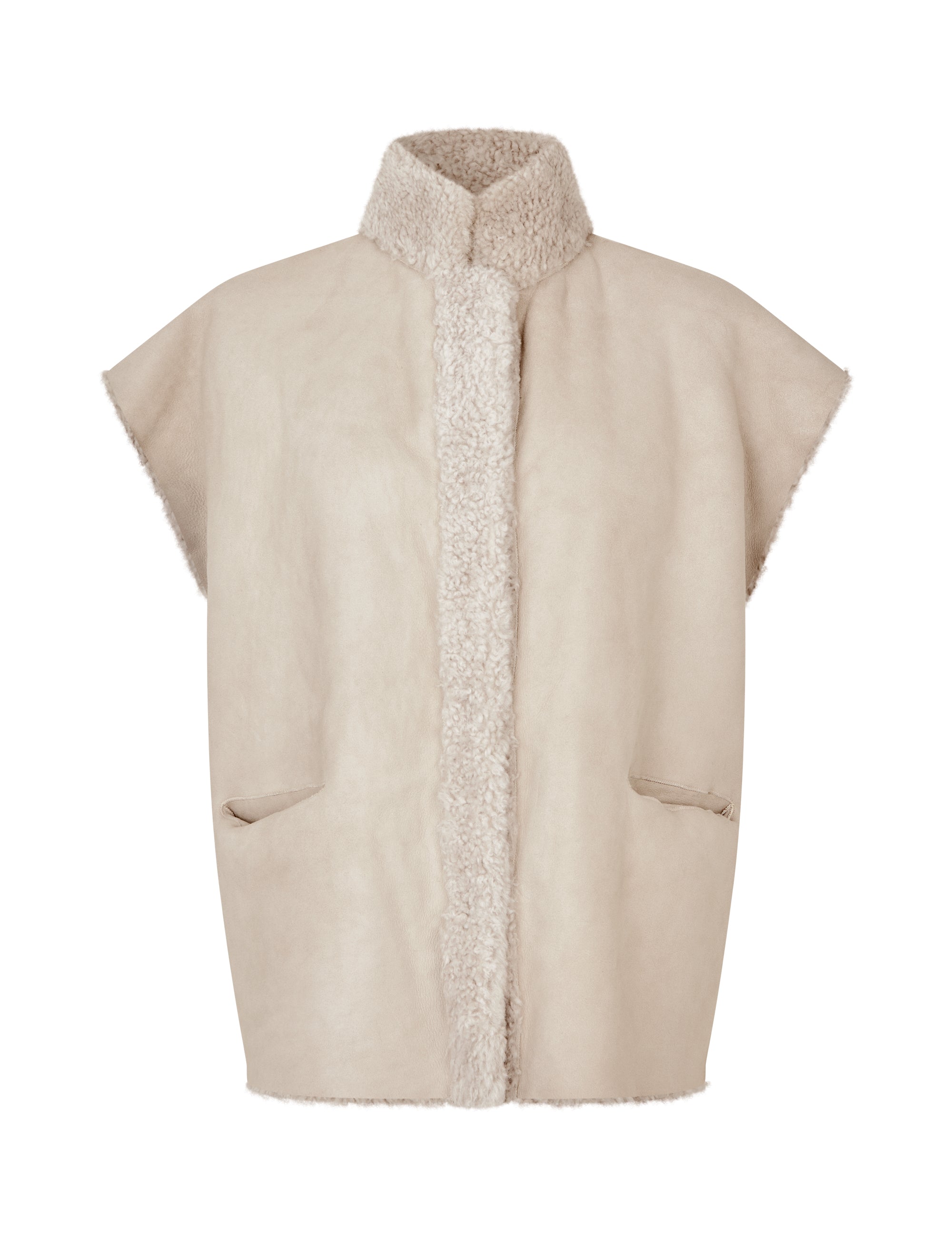 KATE VEST - K-26 Chateck Grey suede