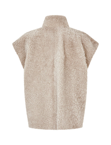 KATE VEST - K-26 Chateck Grey suede