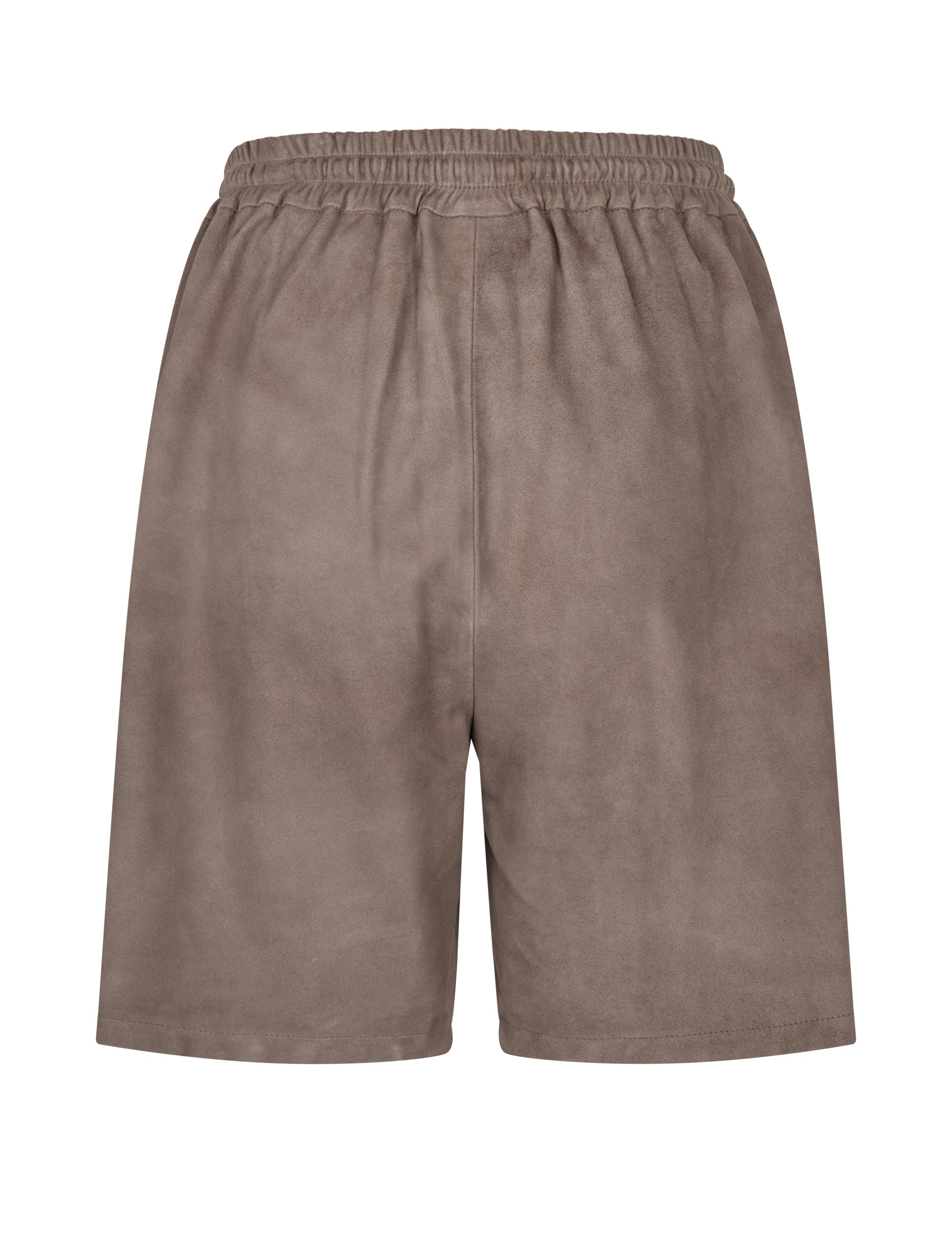 MAGGI SHORTS  - Mouse Grey Suede