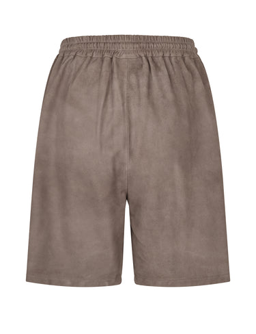 MAGGI SHORTS  - Mouse Grey Suede