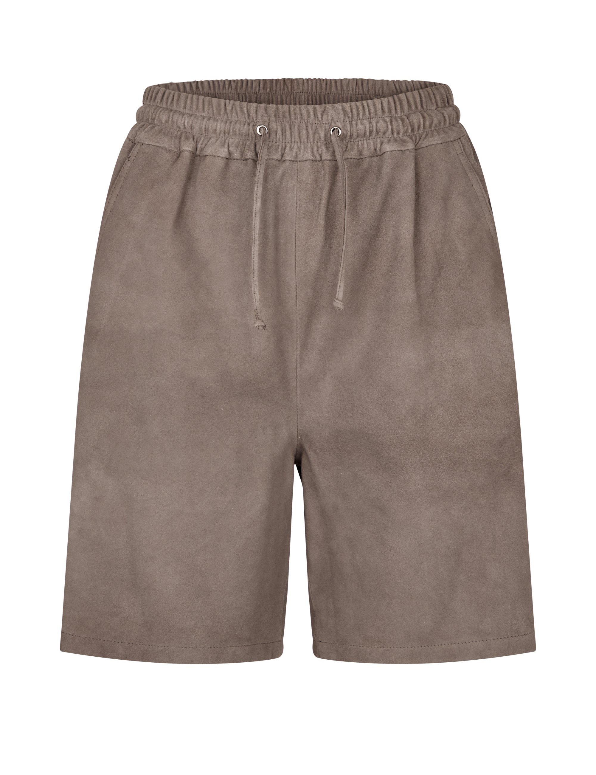 MAGGI SHORTS  - Mouse Grey Suede