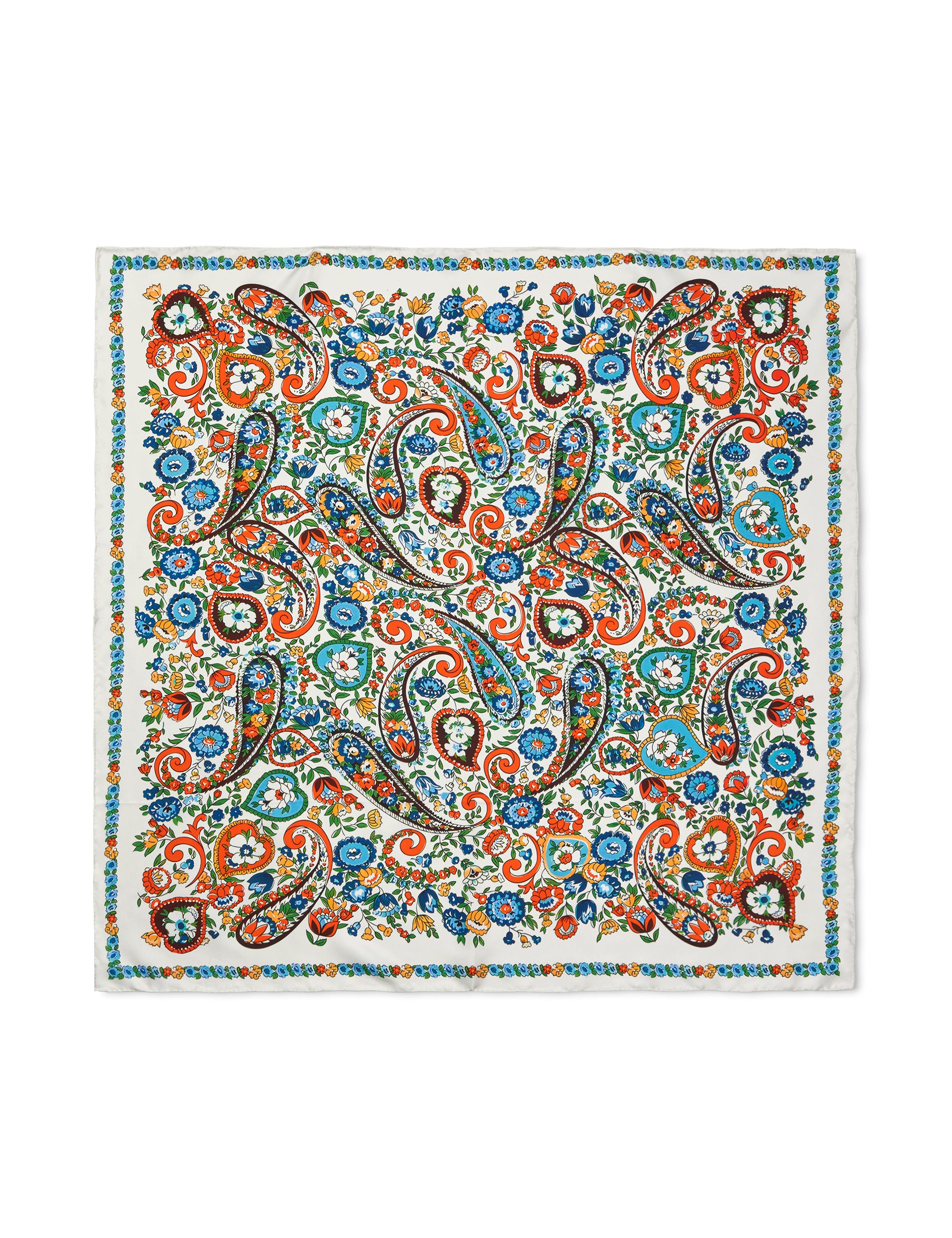 SILK SCARF - Flower Mix