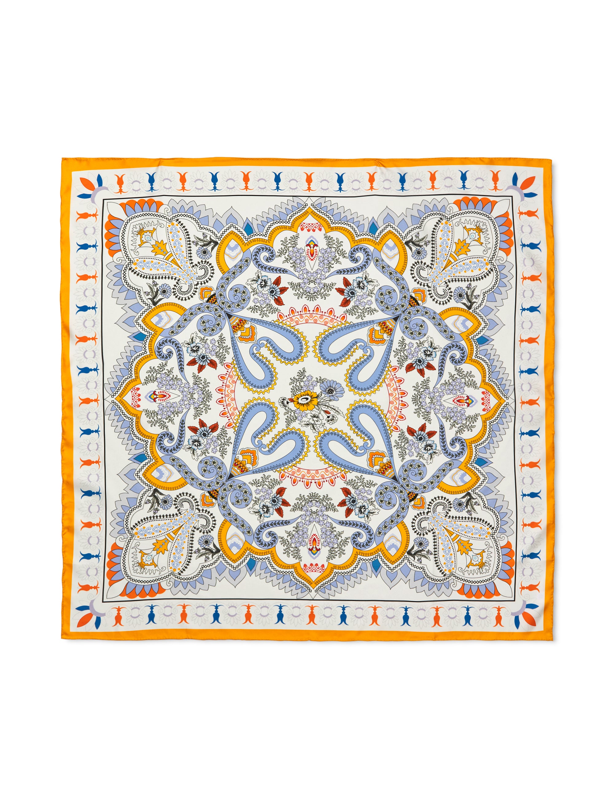 SILK SCARF - Golden Trace