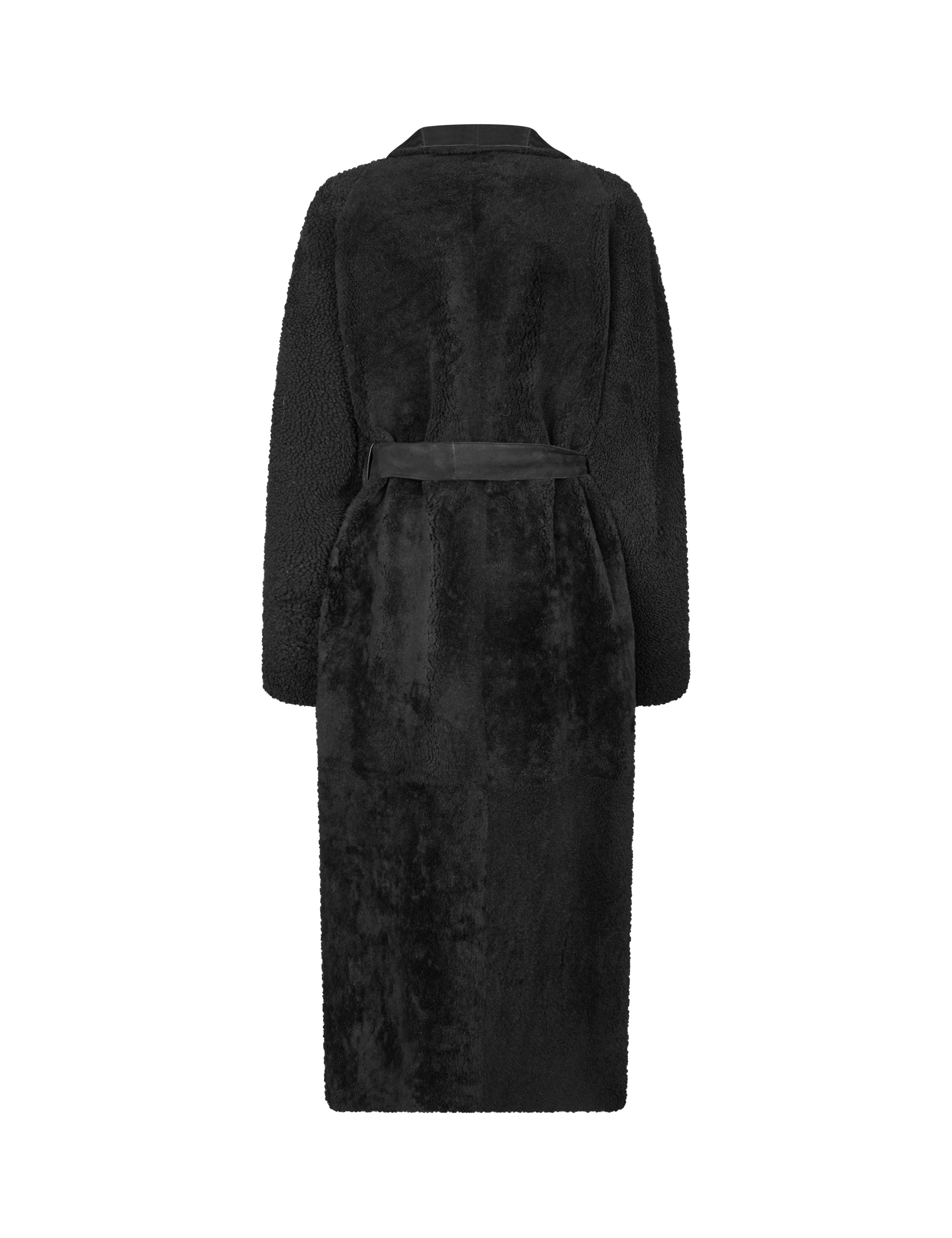 Vanja - K - 82 Black curley suede