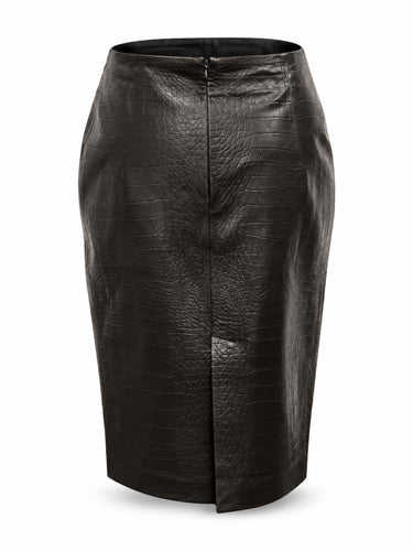LOVE SKIRT - ZB-28-CRC Kroko Brown