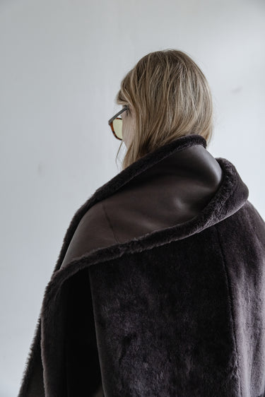 INDIA - K-165 Dark Brown Straight Suede