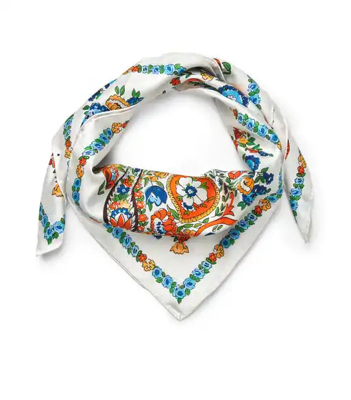 SILK SCARF - Flower Mix