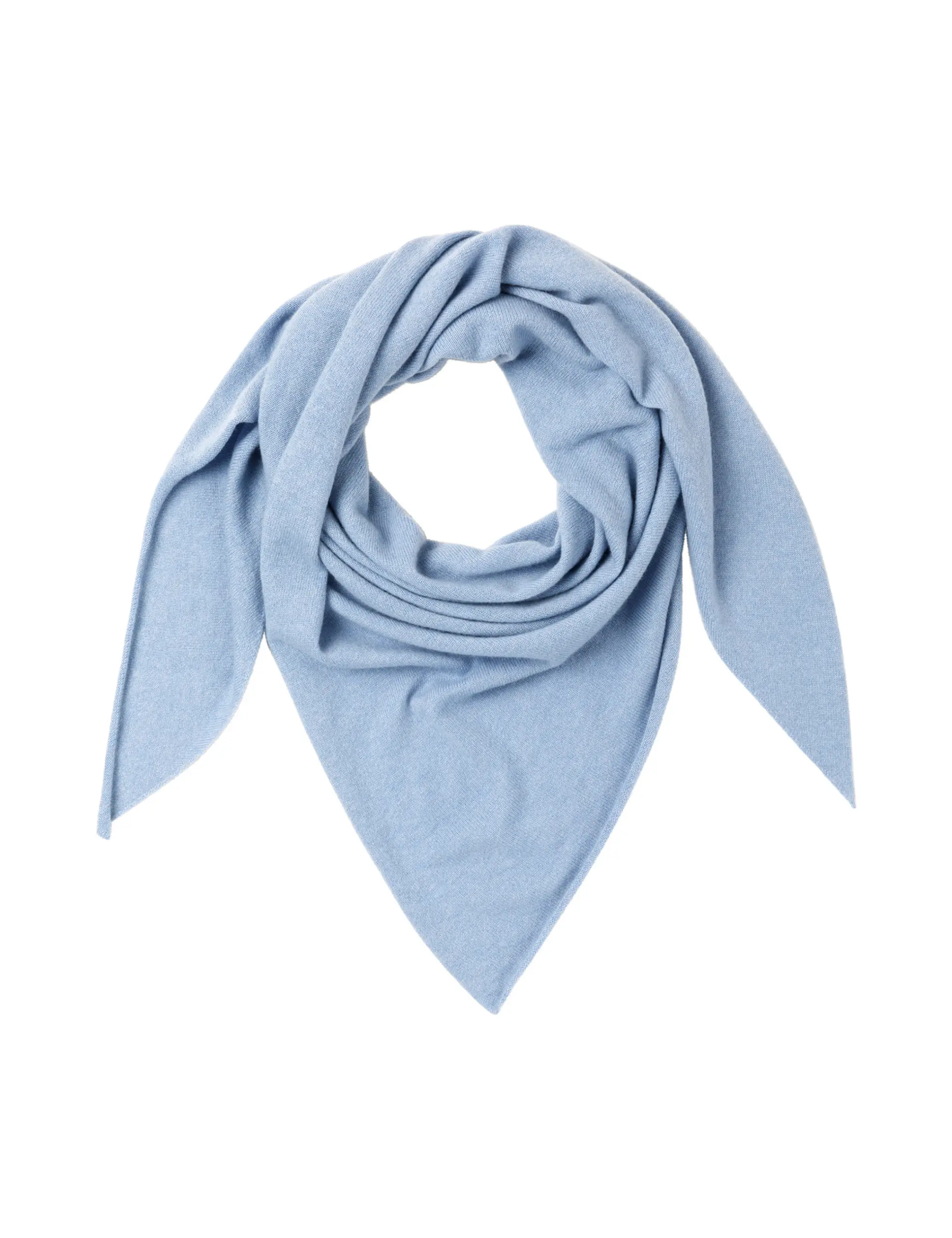 TRIANGLE SCARF - Periwinkle heather